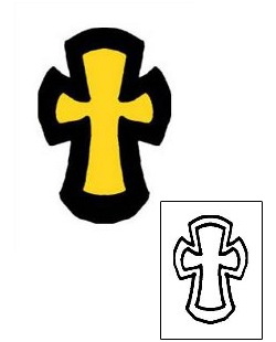 Cross Tattoo Religious & Spiritual tattoo | PPF-00636