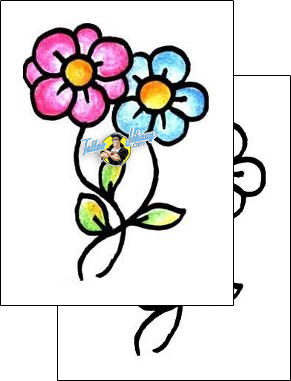 Flower Tattoo plant-life-flowers-tattoos-pablo-paola-ppf-00651