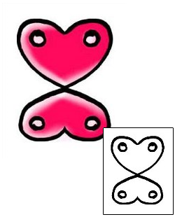 Heart Tattoo Specific Body Parts tattoo | PPF-00663