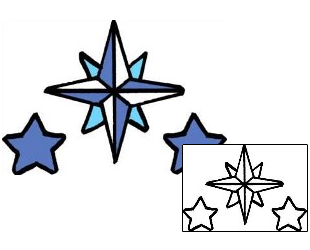 Compass Tattoo Astronomy tattoo | PPF-00666
