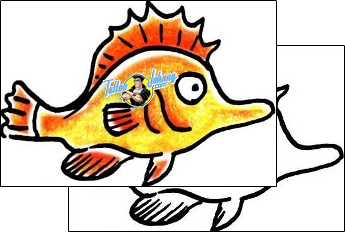 Fish Tattoo marine-life-fish-tattoos-pablo-paola-ppf-00686