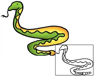 Reptiles & Amphibians Tattoo Specific Body Parts tattoo | PPF-00689