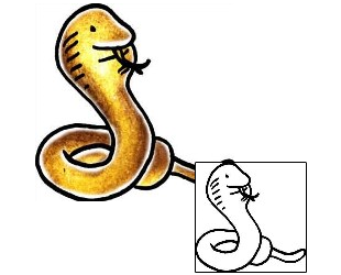 Snake Tattoo Specific Body Parts tattoo | PPF-00701