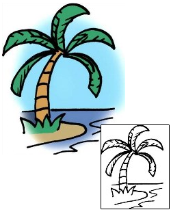 Palm Tree Tattoo PPF-00718