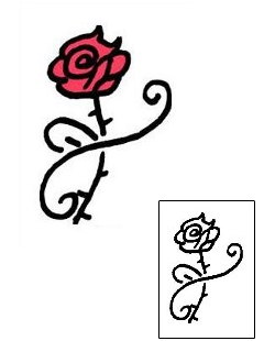 Rose Tattoo Plant Life tattoo | PPF-00733