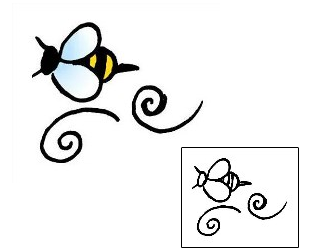 Bee Tattoo For Women tattoo | PPF-00741