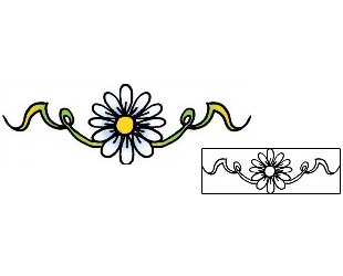 Flower Tattoo Specific Body Parts tattoo | PPF-00745