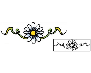 Daisy Tattoo Specific Body Parts tattoo | PPF-00745