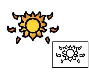 Sun Tattoo Astronomy tattoo | PPF-00764
