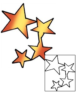 Star Tattoo Astronomy tattoo | PPF-00798