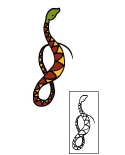 Snake Tattoo Specific Body Parts tattoo | PPF-00823