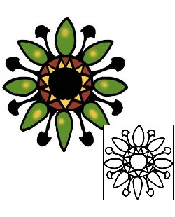 Flower Tattoo Specific Body Parts tattoo | PPF-00827