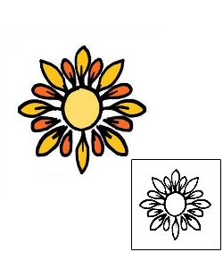 Flower Tattoo Specific Body Parts tattoo | PPF-00830