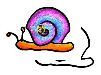 Ankle Tattoo snail-tattoos-pablo-paola-ppf-00834
