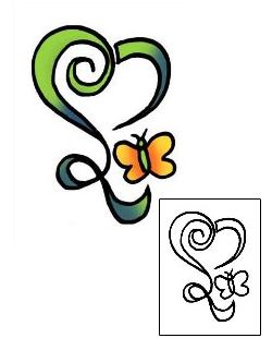 Heart Tattoo For Women tattoo | PPF-00851