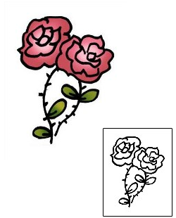 Rose Tattoo Plant Life tattoo | PPF-00872