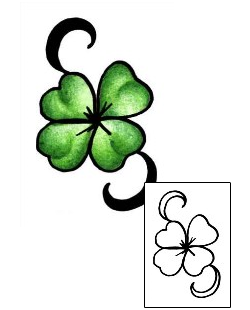 Clover Tattoo Specific Body Parts tattoo | PPF-00874