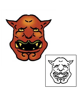 Devil - Demon Tattoo Horror tattoo | PPF-00887