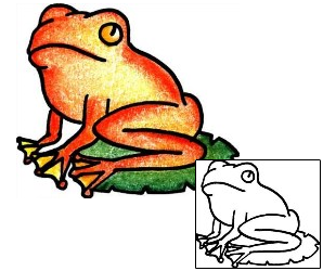 Frog Tattoo Specific Body Parts tattoo | PPF-00896