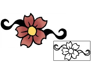 Cherry Blossom Tattoo Specific Body Parts tattoo | PPF-00900