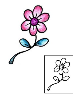 Flower Tattoo Specific Body Parts tattoo | PPF-00910