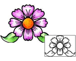Flower Tattoo Specific Body Parts tattoo | PPF-00926