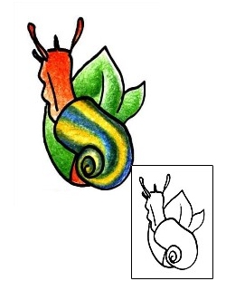 Snail Tattoo Specific Body Parts tattoo | PPF-00941