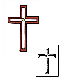 Cross Tattoo Religious & Spiritual tattoo | PPF-00947