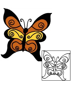 Butterfly Tattoo For Women tattoo | PPF-00949