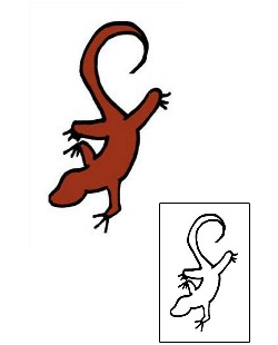 Lizard Tattoo Specific Body Parts tattoo | PPF-00953