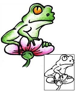 Frog Tattoo Specific Body Parts tattoo | PPF-00960