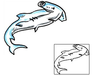 Shark Tattoo Marine Life tattoo | PPF-00964