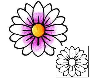 Flower Tattoo Specific Body Parts tattoo | PPF-00969