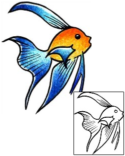 Fish Tattoo Marine Life tattoo | PPF-00992