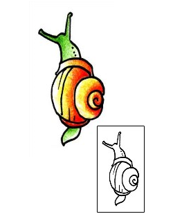 Snail Tattoo Specific Body Parts tattoo | PPF-00994