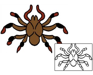 Spider Tattoo Insects tattoo | PPF-00999