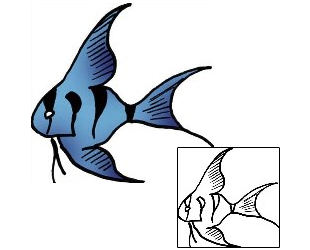 Fish Tattoo Marine Life tattoo | PPF-01032