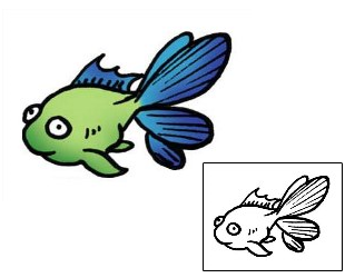 Fish Tattoo Marine Life tattoo | PPF-01056