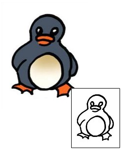 Picture of Chubby Penguin Tattoo