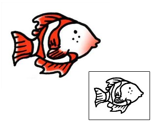 Fish Tattoo Marine Life tattoo | PPF-01103