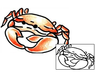 Sea Creature Tattoo Specific Body Parts tattoo | PPF-01123