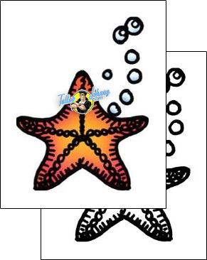 Sea Creature Tattoo marine-life-starfish-tattoos-pablo-paola-ppf-01127
