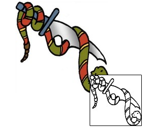 Reptiles & Amphibians Tattoo Mythology tattoo | PPF-01138