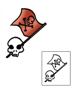 Pirate Tattoo Miscellaneous tattoo | PPF-01157