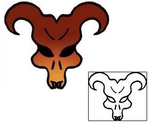 Devil - Demon Tattoo Specific Body Parts tattoo | PPF-01164