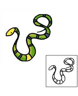 Snake Tattoo Specific Body Parts tattoo | PPF-01201