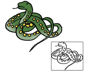 Reptiles & Amphibians Tattoo Specific Body Parts tattoo | PPF-01226