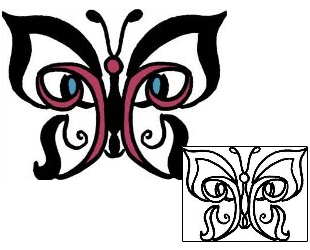 Butterfly Tattoo For Women tattoo | PPF-01269