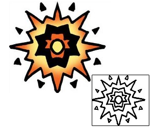 Sun Tattoo Astronomy tattoo | PPF-01613