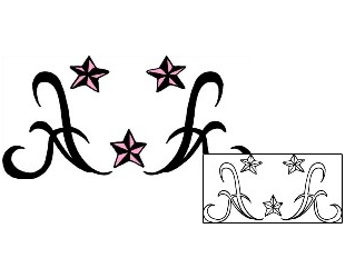 Nautical Star Tattoo Astronomy tattoo | PPF-01679
